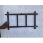 Vintage Hand Carved Wooden Wall Hanging Stair Frame Decorative Wooden Stair