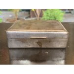 19th C Old Vintage Handcrafted German Silver Cigarette Case Box Betel Nut Box